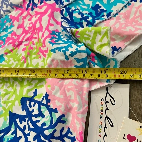 Lulu B Coral Reef Print UPF 50+ Cooling Shift Dress NWT M New With Tags medium​ - Picture 4 of 10